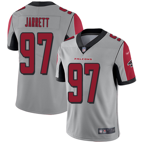 Atlanta Falcons Limited Silver Men Grady Jarrett Jersey NFL Football #97 Inverted Legend
